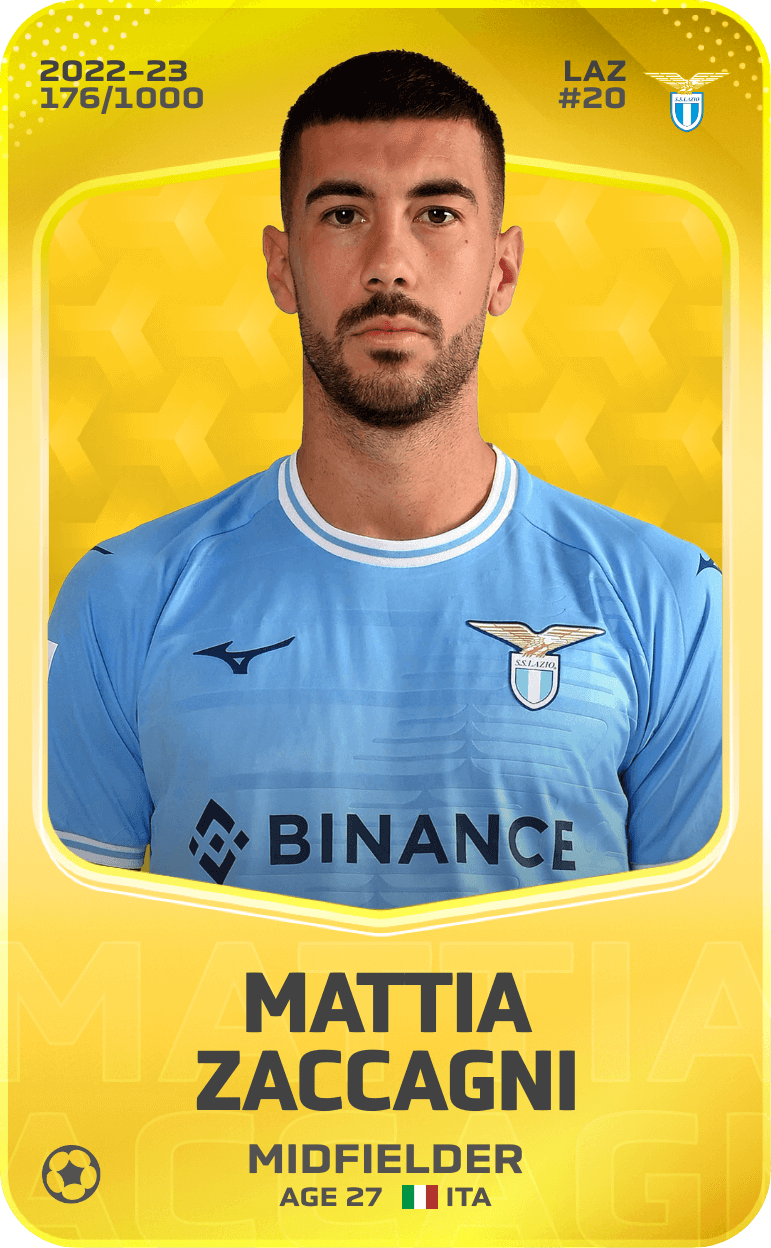 Mattia Zaccagni 2022-23 • Limited 176/1000