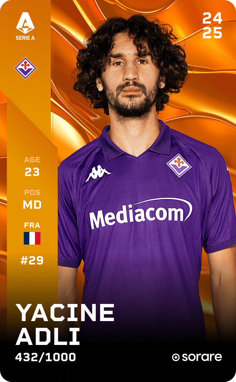 Yacine Adli 2024-25 • Limited 432/1000