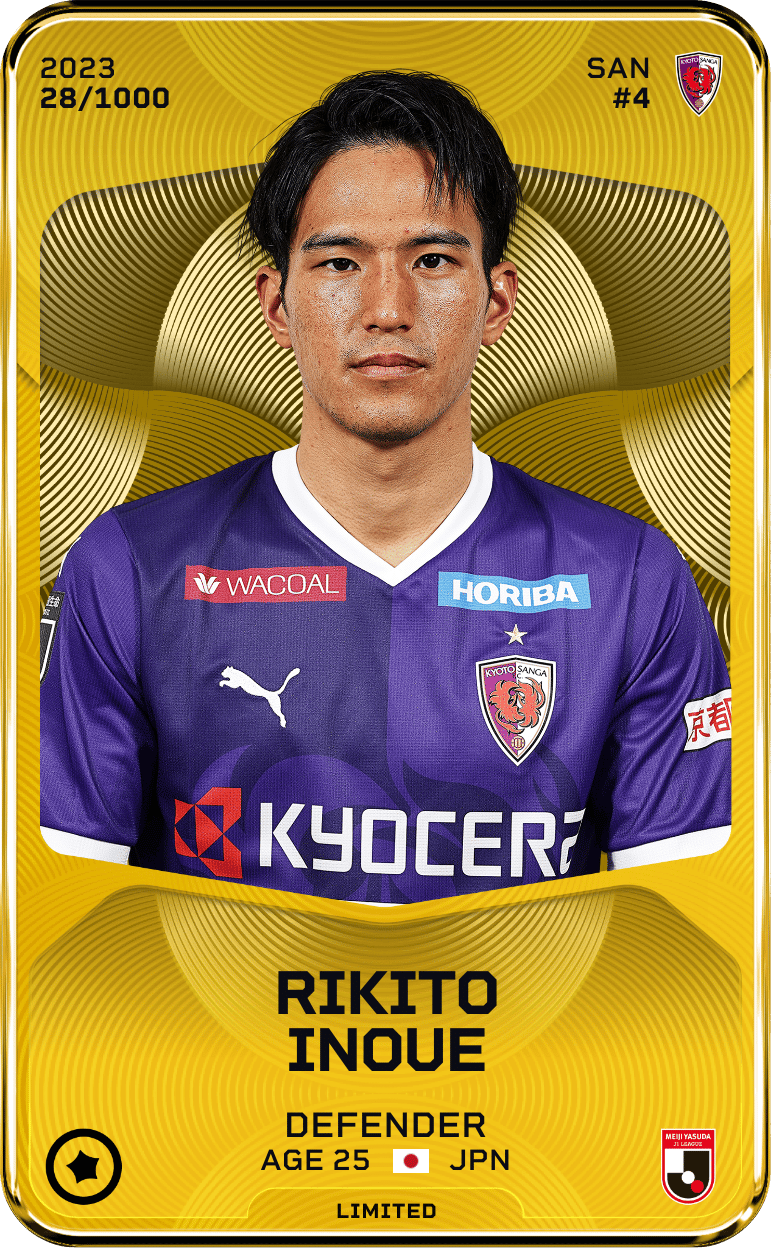 Rikito Inoue 2023-24 • Limited 28/1000
