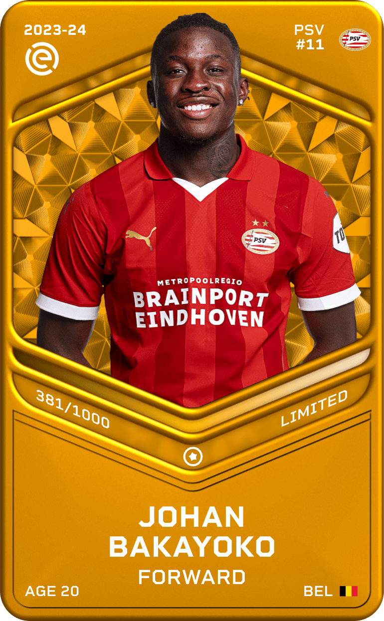 Johan Bakayoko 2023-24 • Limited 381/1000