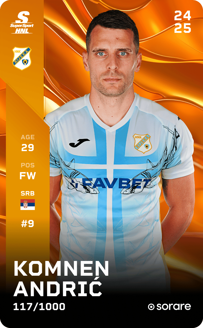Komnen Andrić 2024-25 • Limited 117/1000