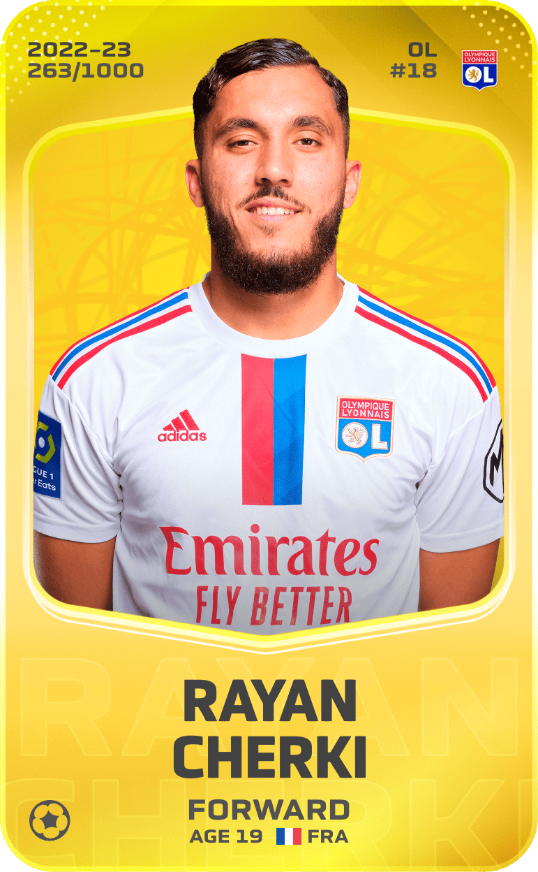 Rayan Cherki 2022-23 • Limited 263/1000