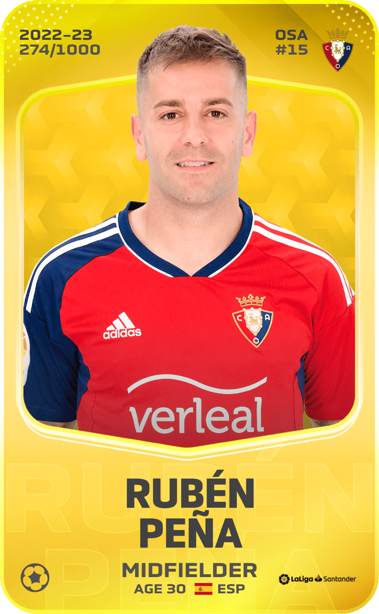 Rubén Peña 2022-23 • Limited 274/1000