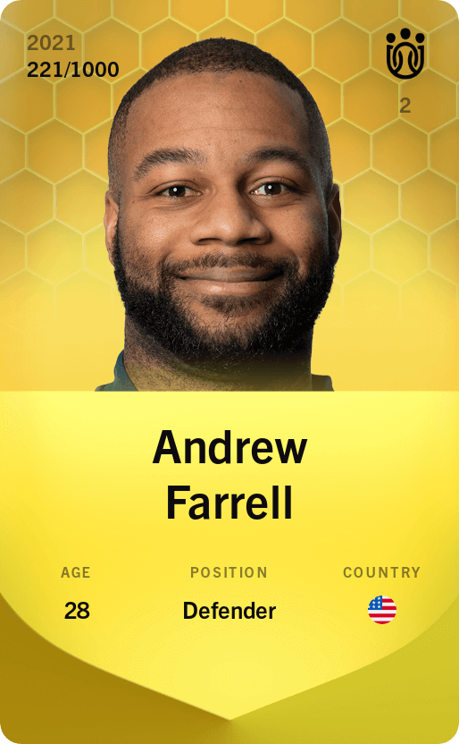 Andrew Farrell 2021-22 • Limited 221/1000