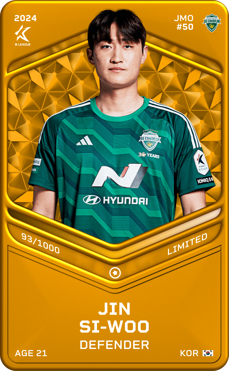 Jin Si-Woo 2024-25 • Limited 93/1000