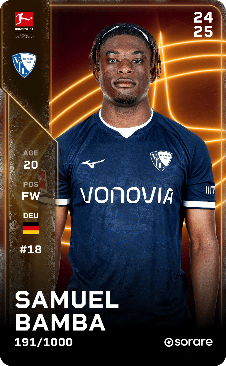 Samuel Bamba 2024-25 • Limited 191/1000