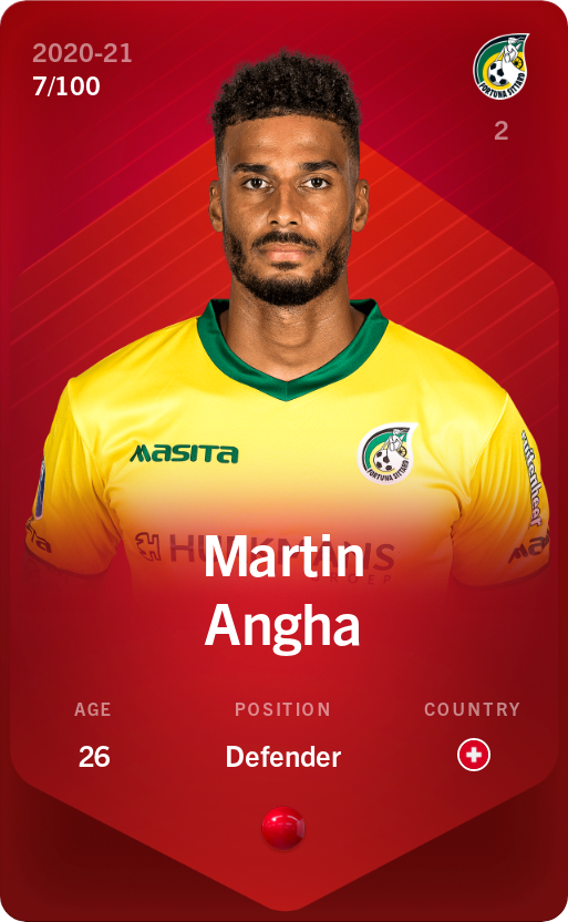 Sorare - Sorare Official - Martin Angha 2020-21 • Rare 7/100 - NFT # 54931437273464650853618696302859967326654750214505858526085379314113799611277