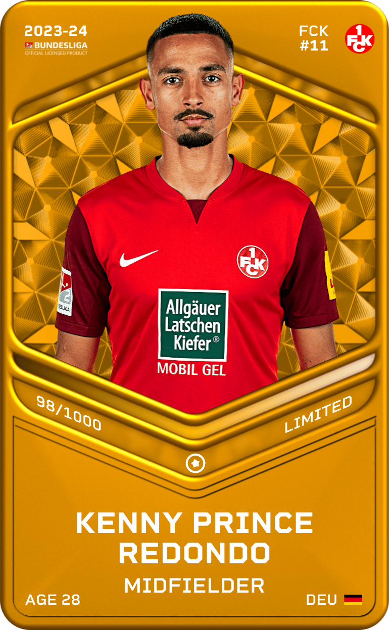 Kenny Prince Redondo 2023-24 • Limited 98/1000