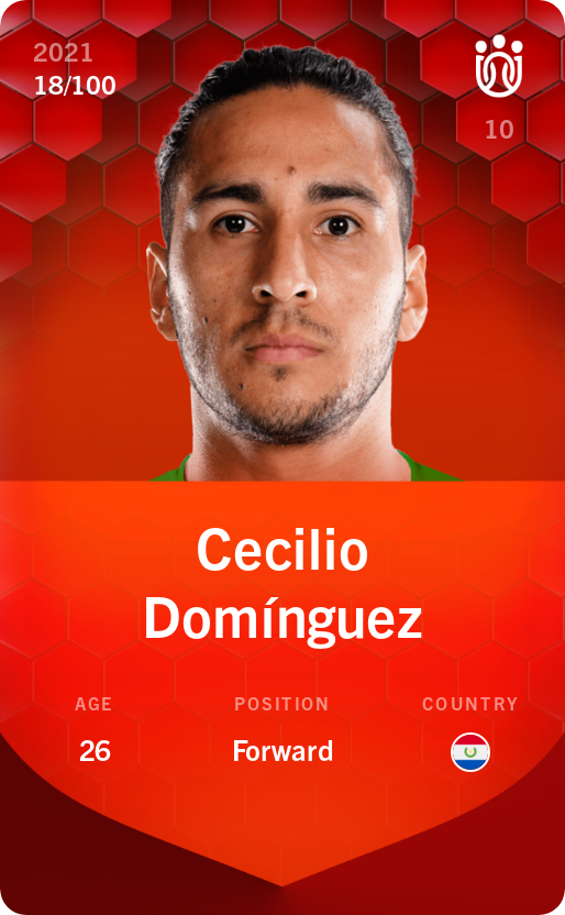 Sorare - Sorare Official - Cecilio Domínguez 2021-22 • Rare 18/100 - NFT # 55145195500144092985263267730533607272895659258635974066923581681180756874263