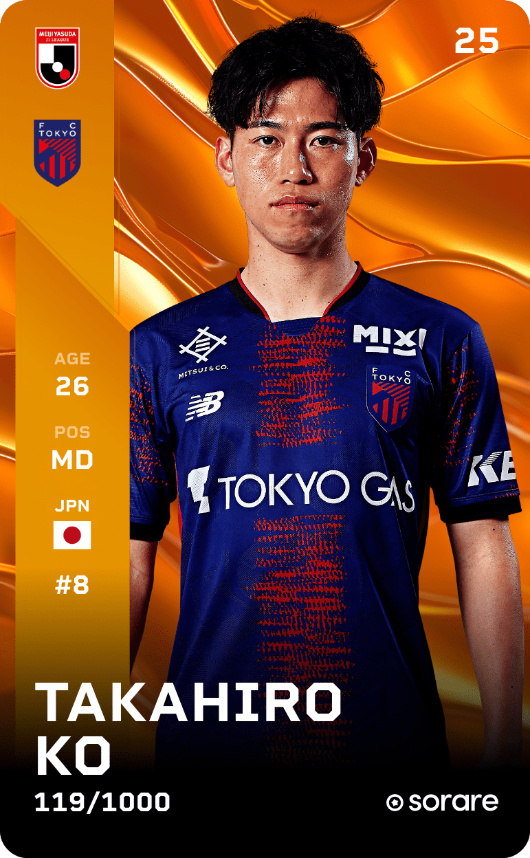 Takahiro Ko 2025-26 • Limited 119/1000