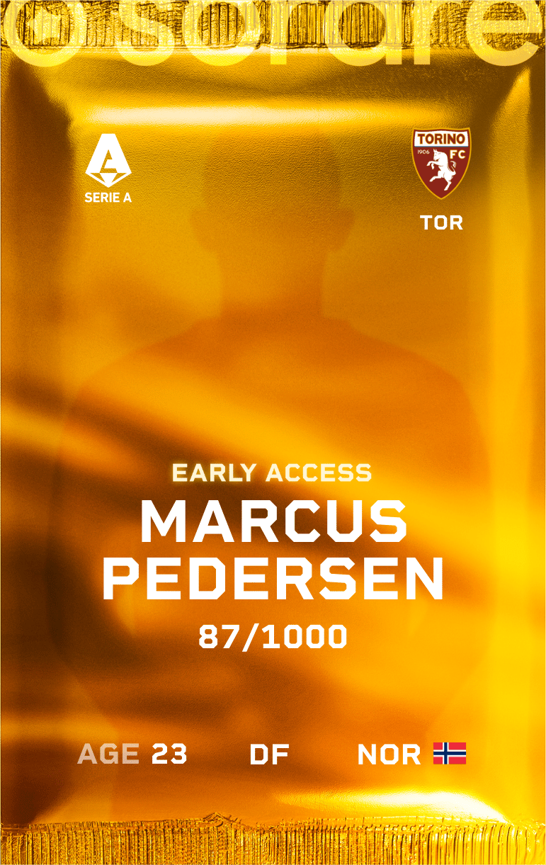 Marcus Pedersen 2024-25 • Limited 87/1000