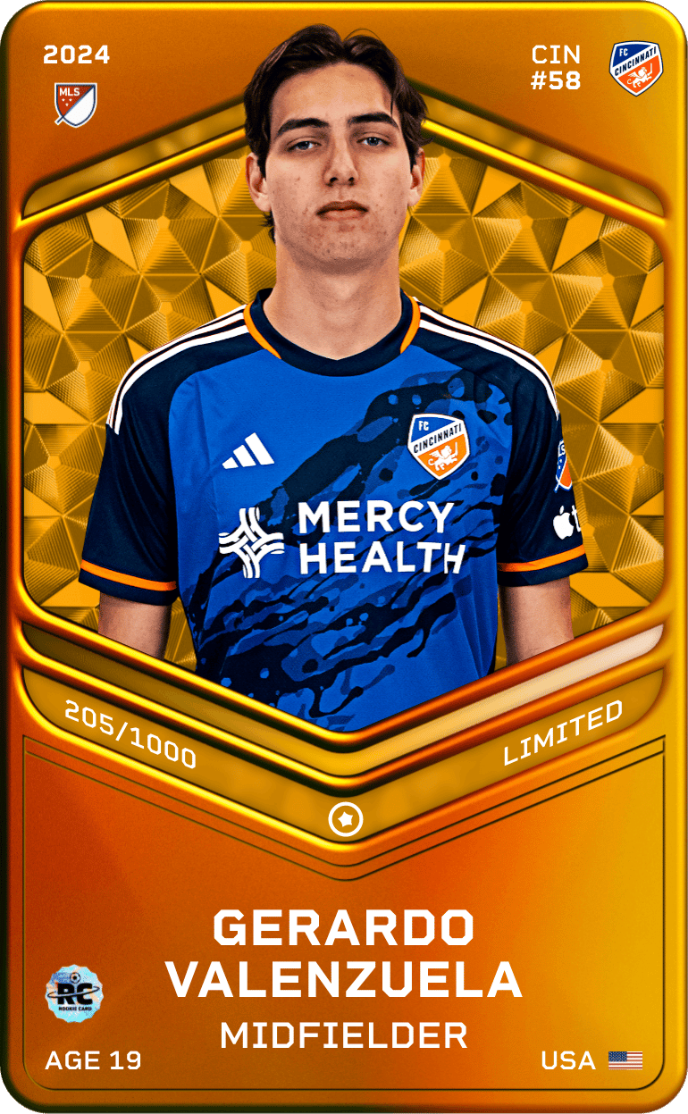 Gerardo Valenzuela 2024-25 • Limited 205/1000