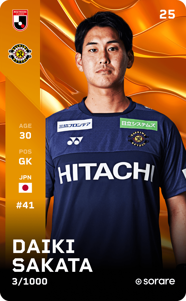 Daiki Sakata 2025-26 • Limited 3/1000