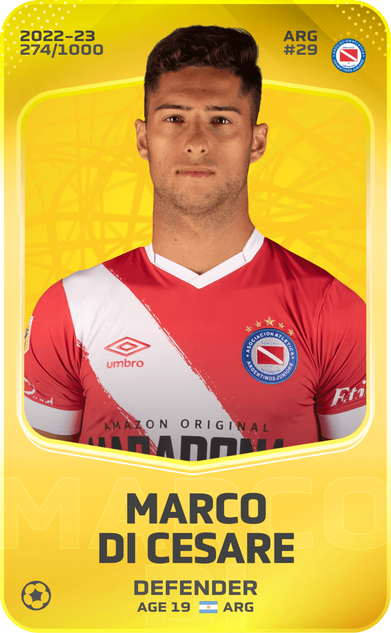 Marco Di Cesare 2022-23 • Limited 274/1000