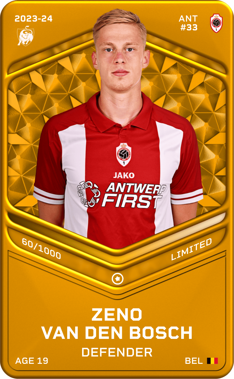 Zeno Van Den Bosch 2023-24 • Limited 60/1000