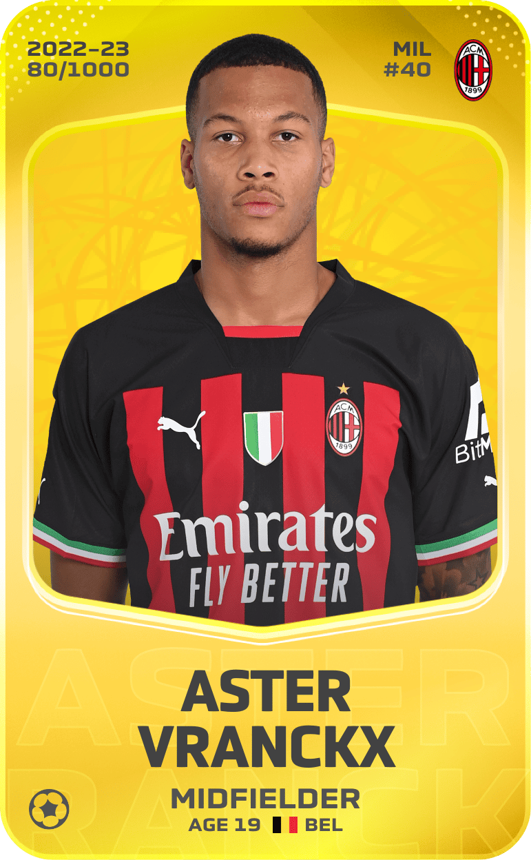 Aster Vranckx 2022-23 • Limited 80/1000