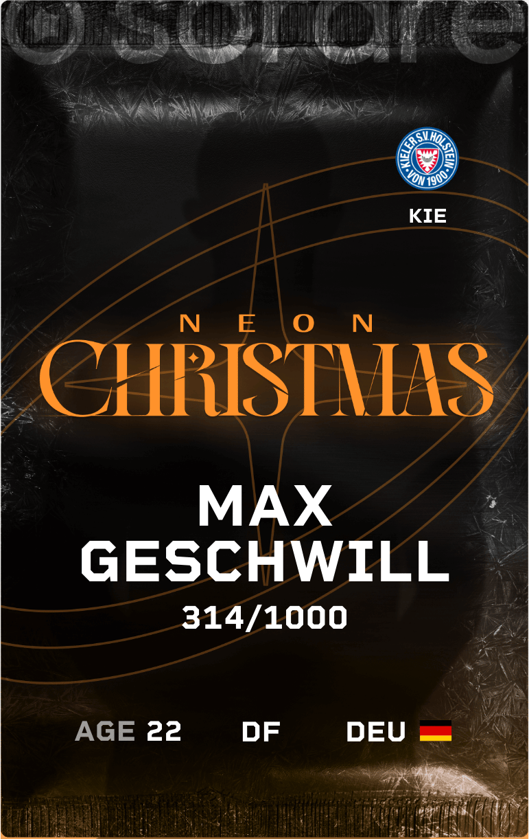 Max Geschwill 2024-25 • Limited 314/1000