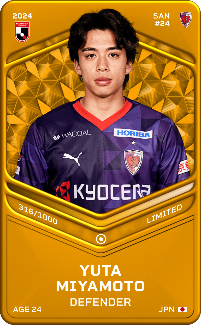 Yuta Miyamoto 2024-25 • Limited 316/1000