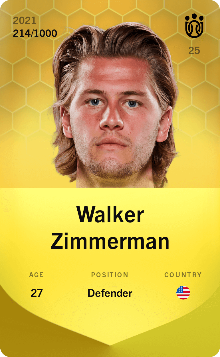 Walker Zimmerman 2021-22 • Limited 214/1000