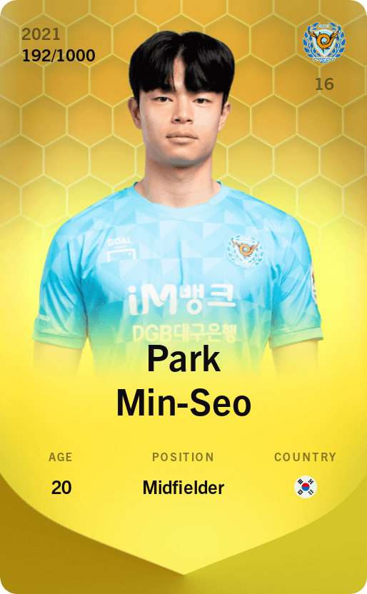 Park Min-Seo 2021-22 • Limited 192/1000