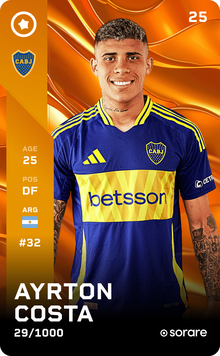 Ayrton Costa 2025-26 • Limited 29/1000