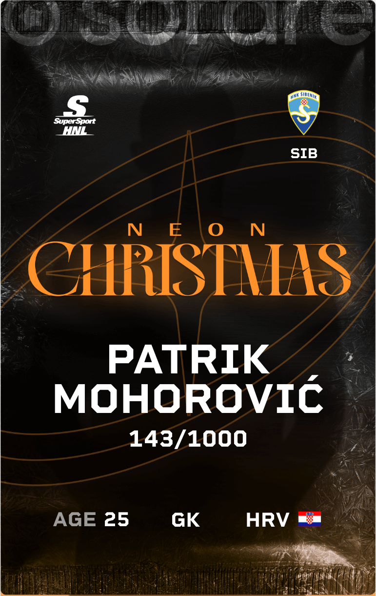 Patrik Mohorović 2024-25 • Limited 143/1000