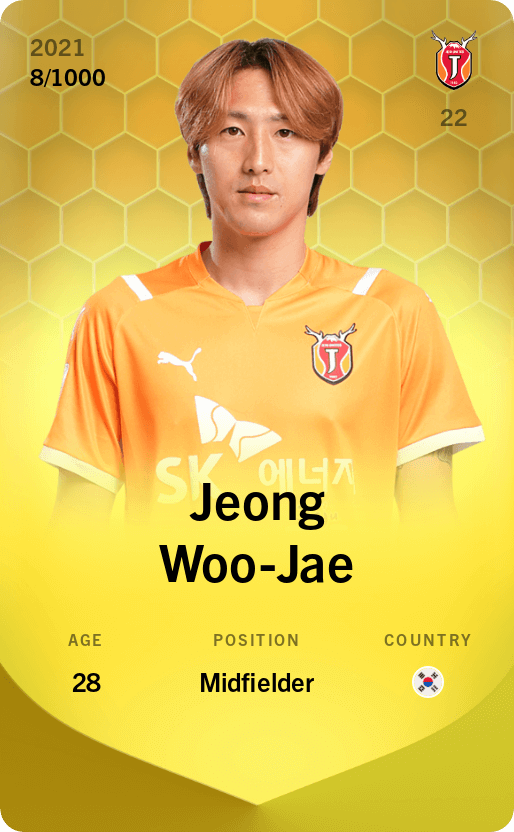 Jeong Woo-Jae 2021-22 • Limited 8/1000