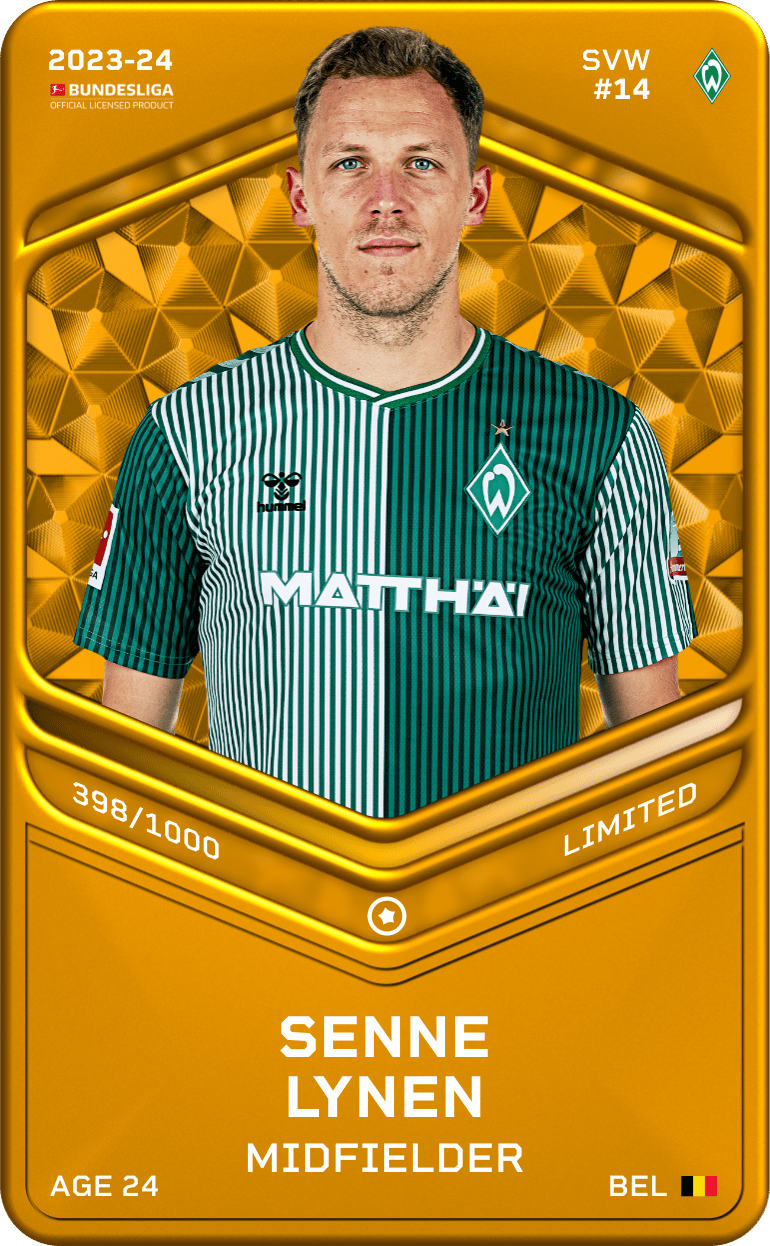 Senne Lynen 2023-24 • Limited 398/1000