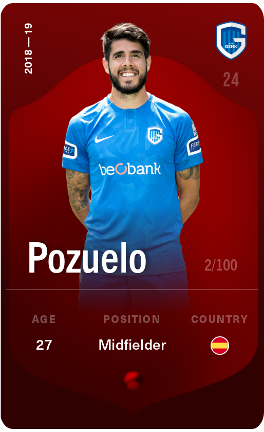 Sorare - Sorare Official - Pozuelo 2018-19 • Rare 2/100 - NFT # 48503204459007396749367054955156235542330339009692521557080340732101801051134