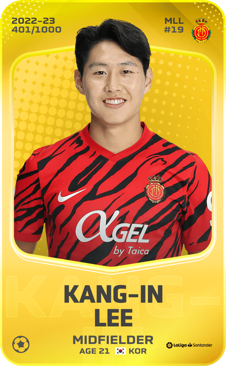 Kang-In Lee 2022-23 • Limited 401/1000