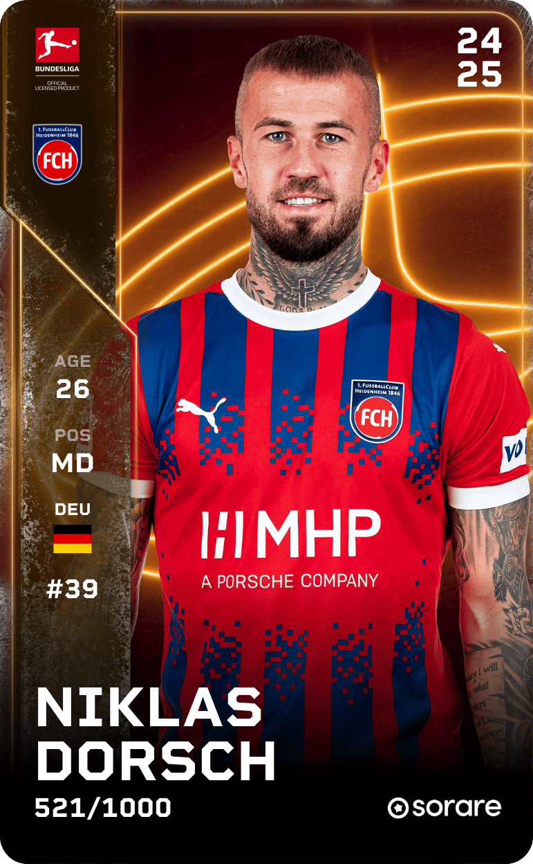 Niklas Dorsch 2024-25 • Limited 521/1000