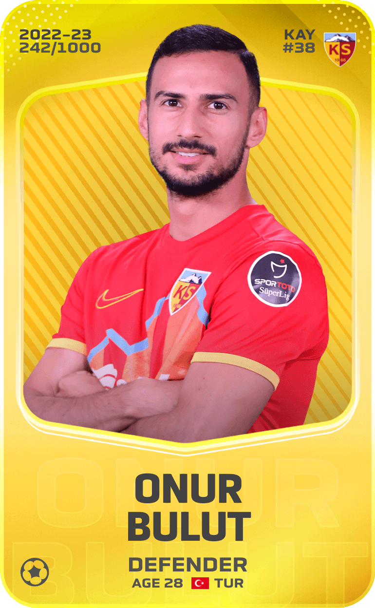 Onur Bulut 2022-23 • Limited 242/1000