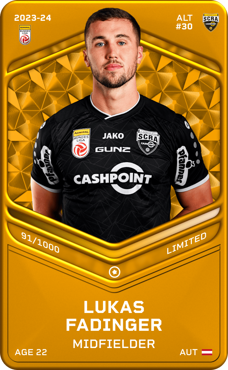 Lukas Fadinger 2023-24 • Limited 91/1000