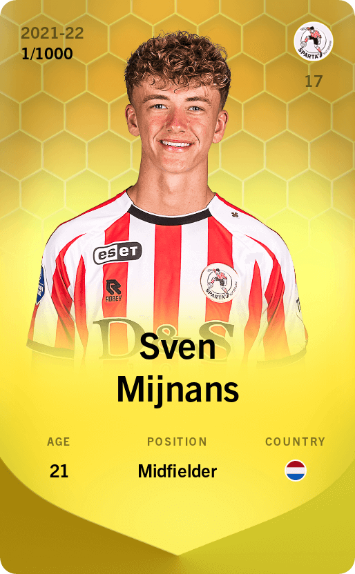 Sven Mijnans 2021-22 • Limited 1/1000