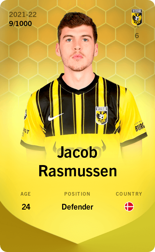 Jacob Rasmussen 2021-22 • Limited 9/1000