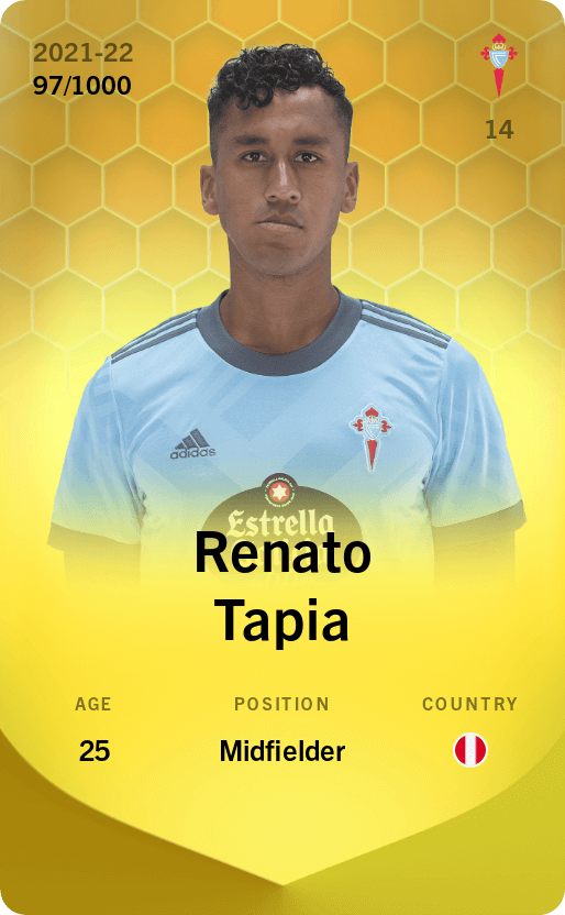 Renato Tapia 2021-22 • Limited 97/1000