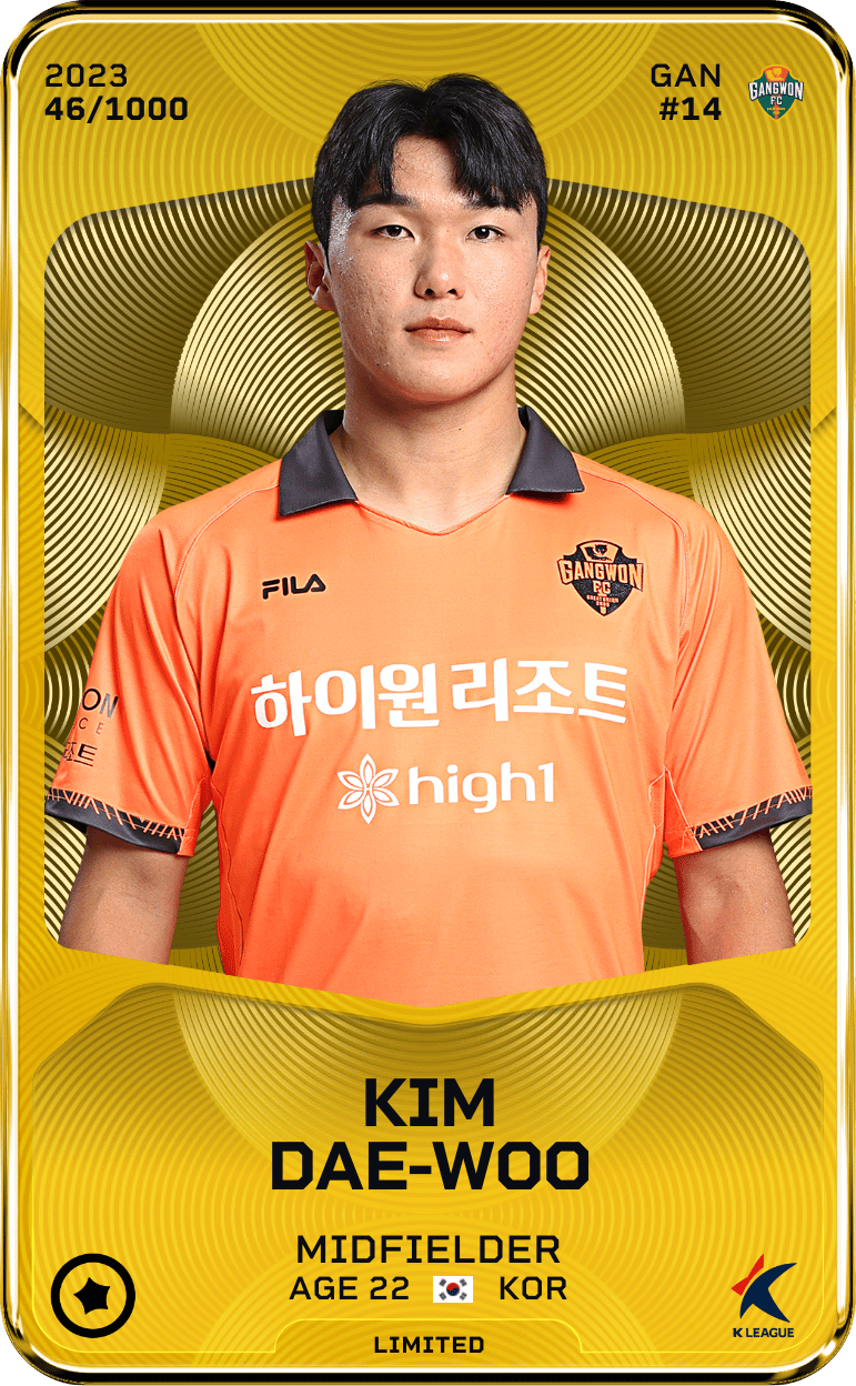 Kim Dae-Woo 2023-24 • Limited 46/1000