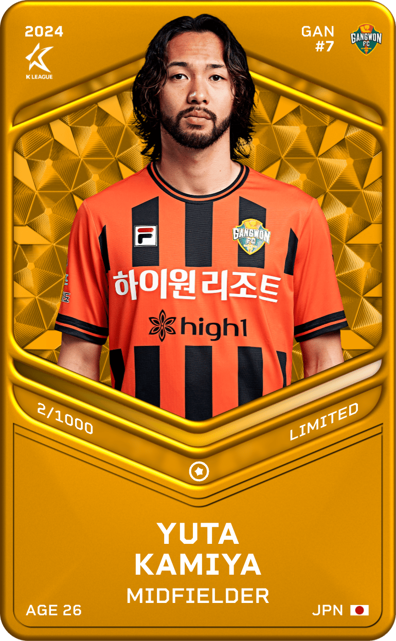 Yuta Kamiya 2024-25 • Limited 2/1000
