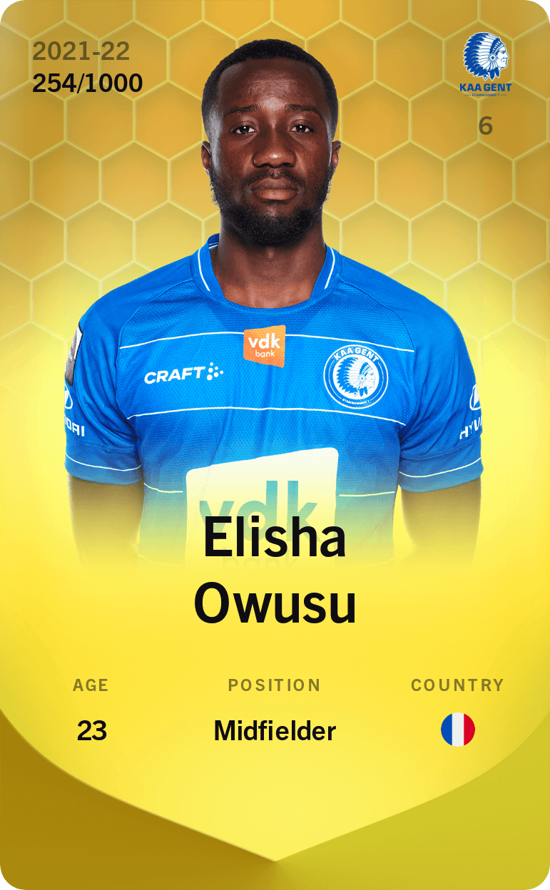 Elisha Owusu 2021-22 • Limited 254/1000