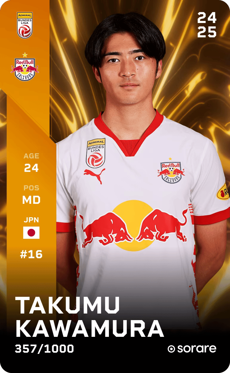 Takumu Kawamura 2024-25 • Limited 357/1000