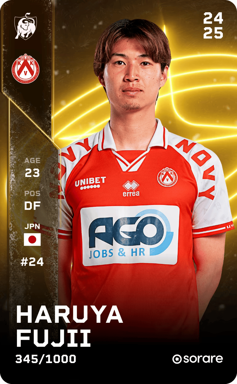 Haruya Fujii 2024-25 • Limited 345/1000
