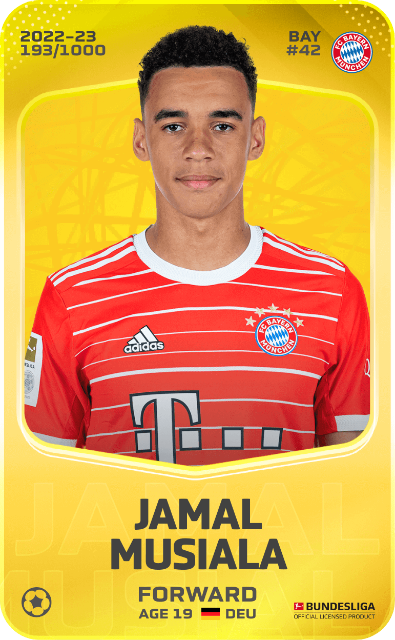 Jamal Musiala 2022-23 • Limited 193/1000