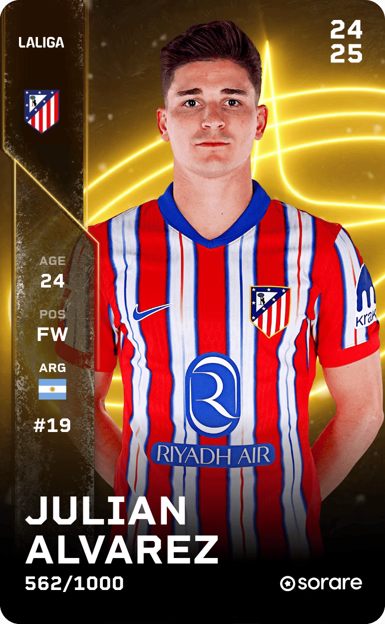 Julián Álvarez 2024-25 • Limited 562/1000