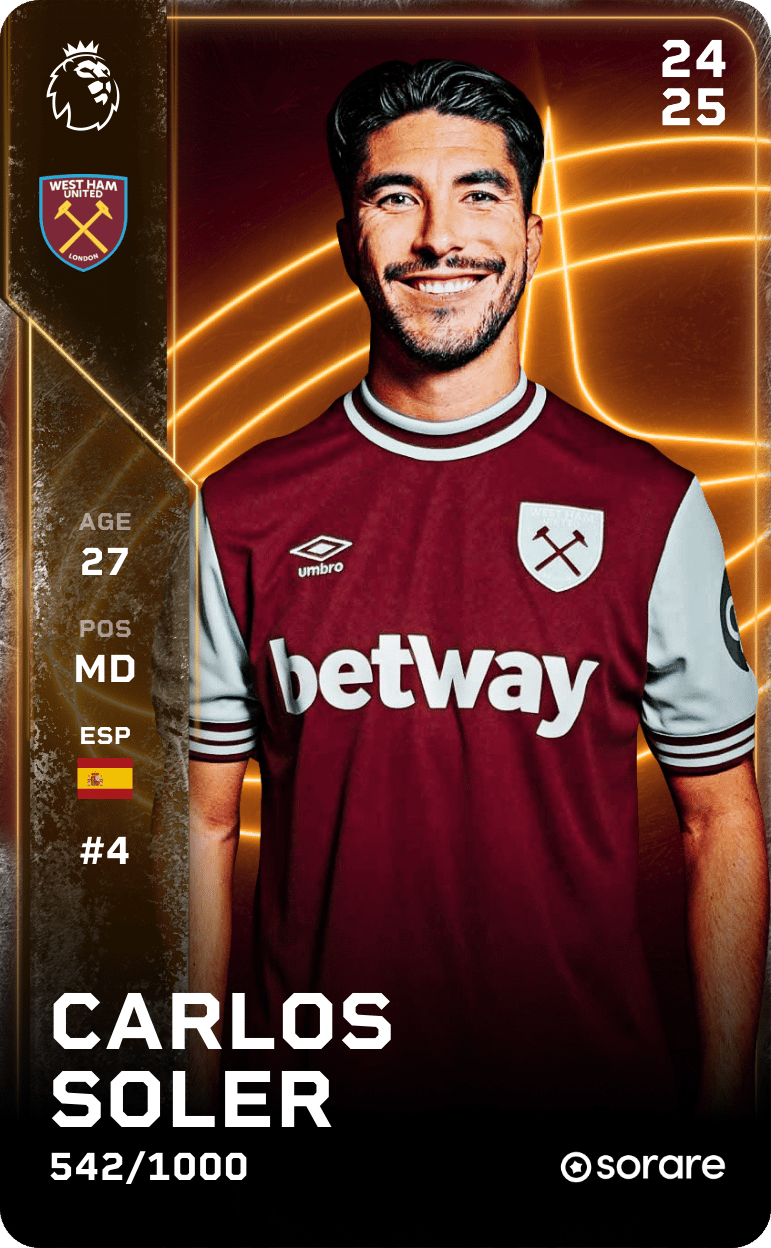 Carlos Soler 2024-25 • Limited 542/1000
