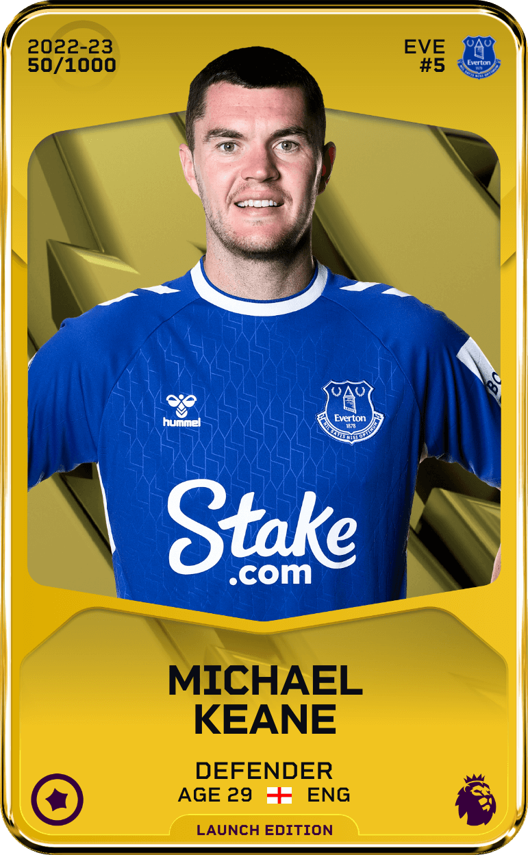 Michael Keane 2022-23 • Limited 50/1000