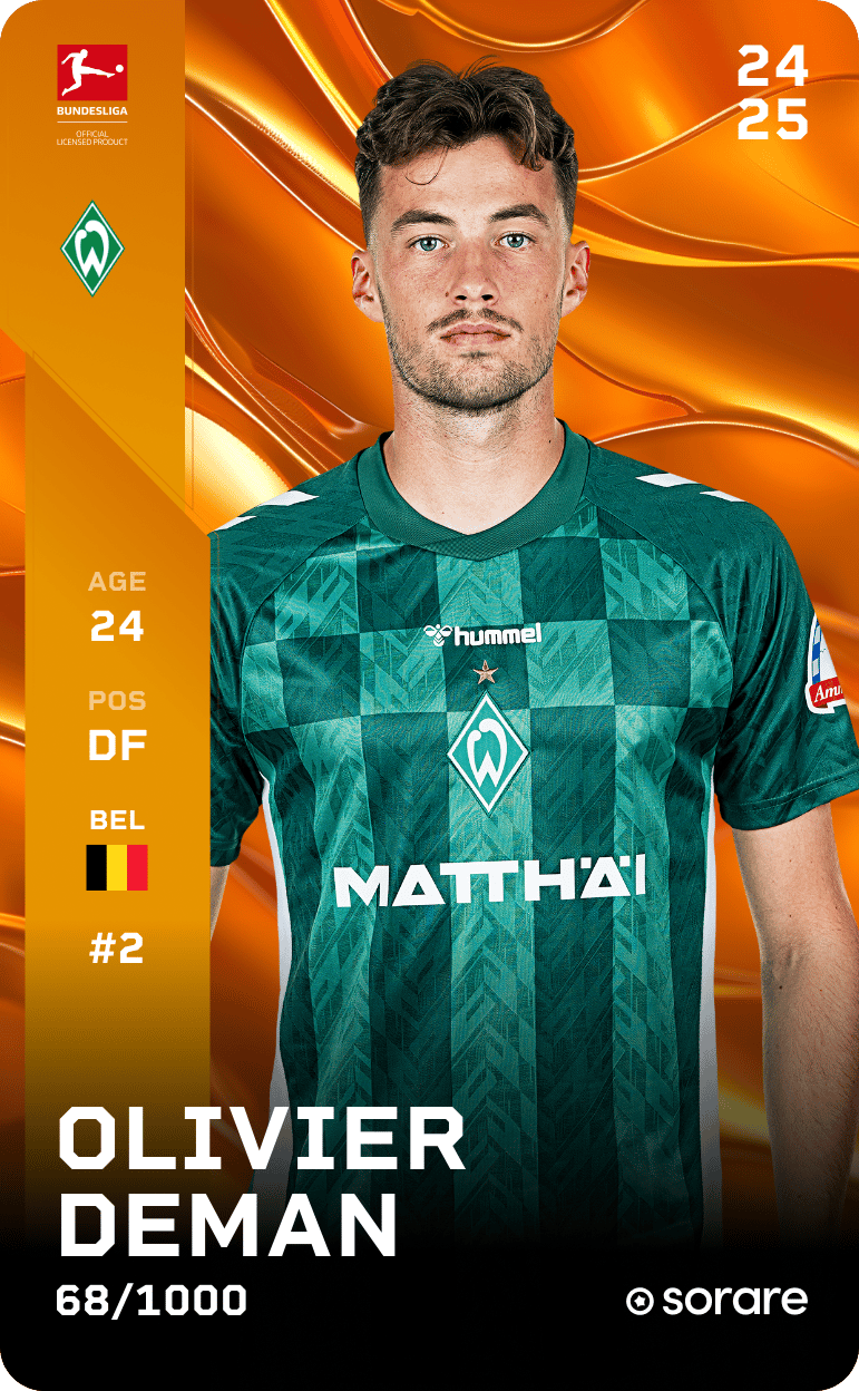 Olivier Deman 2024-25 • Limited 68/1000