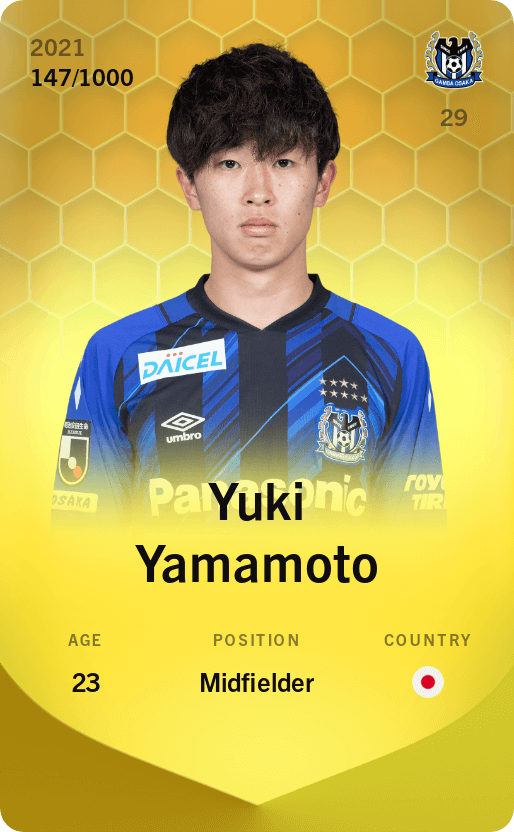 Yuki Yamamoto 2021-22 • Limited 147/1000