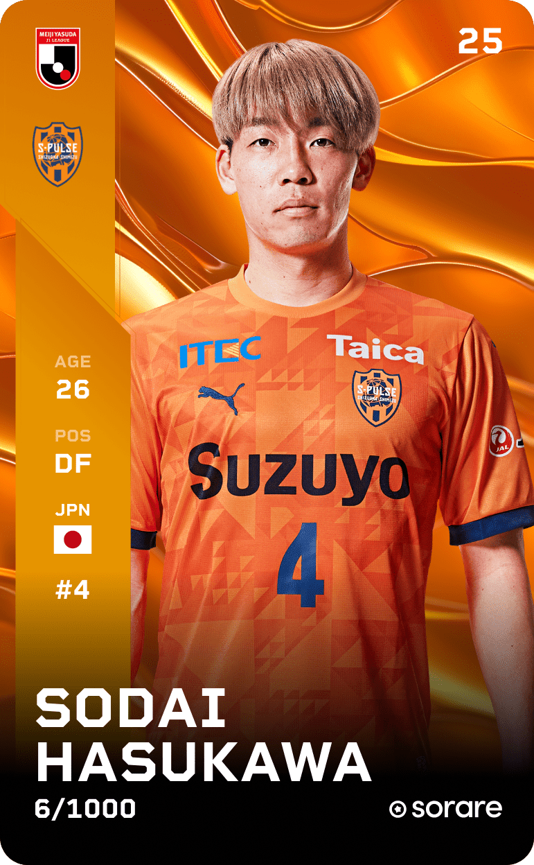 Sodai Hasukawa 2025-26 • Limited 6/1000