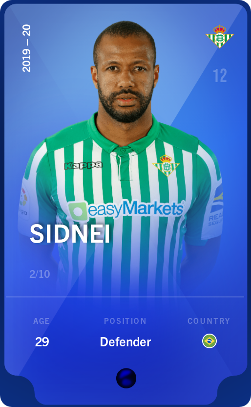 Sorare - Sorare Official - Sidnei 2019-20 • Super Rare 2/10 - NFT # 71034040769709974796929195562320934444269371597925961643606355331617847625801
