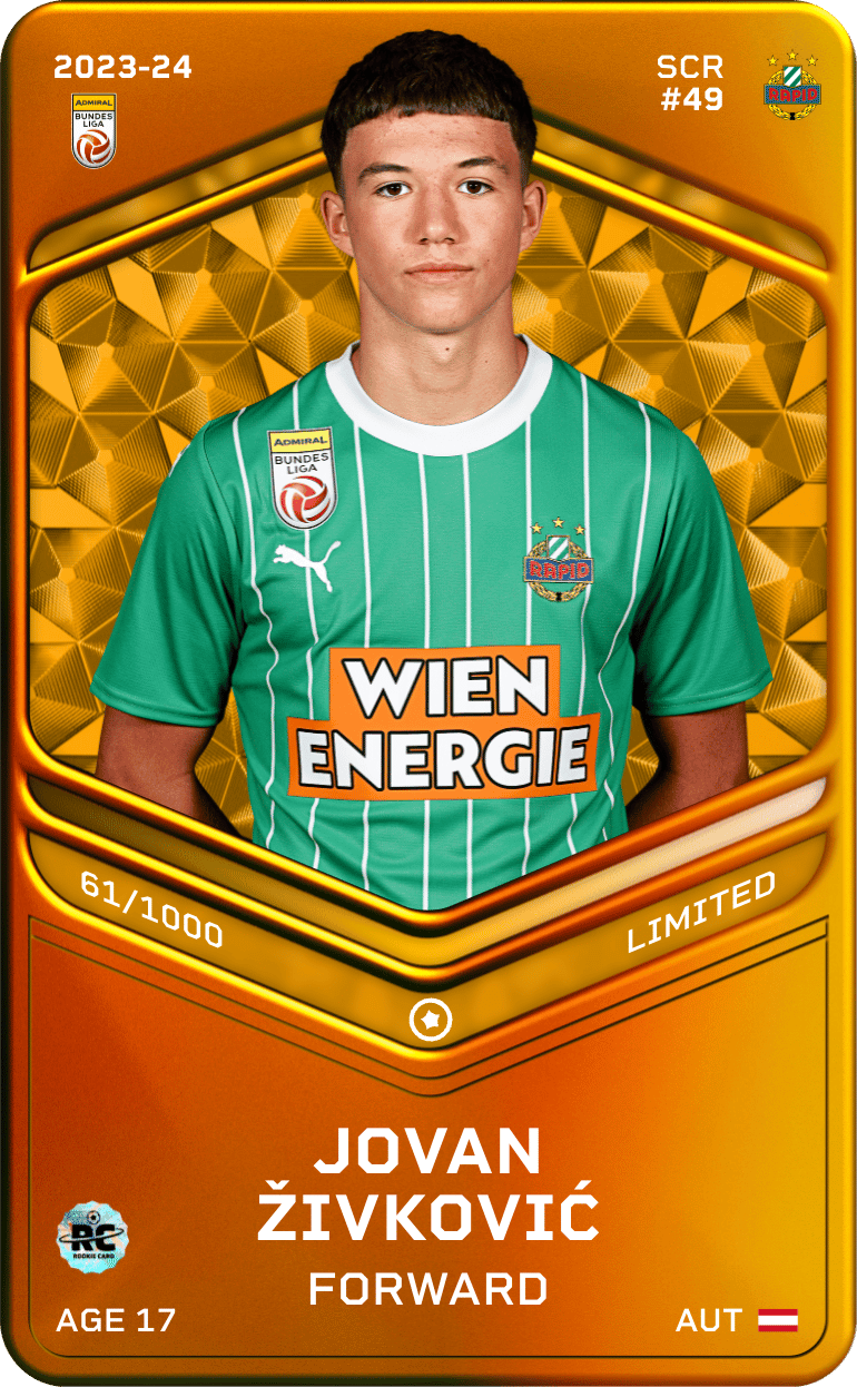 Jovan Živković 2023-24 • Limited 61/1000